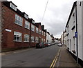 One-way traffic along St Mary Street, Monmouth