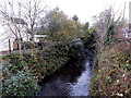 Upstream along the Llynfi from Ewenny Road, Maesteg