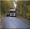 Wide load on the B8019