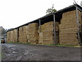 NZ0681 : Straw-filled barn, East Shaftoe Hall by Andrew Curtis