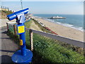 SZ0890 : Bournemouth: talking telescope on the West Cilff by Chris Downer