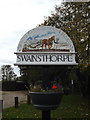 Swainsthorpe Village sign