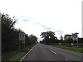 TM2196 : Entering Tasburgh on the A140 Ipswich Road by Geographer