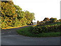 View south along Longfield Road from the Bog Road junction