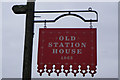 Sign for the Old Station House, Dalguise