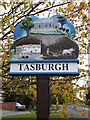 TM2095 : Tasburgh Village sign by Geographer