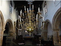 TF0919 : The Abbey Church of Saints Peter and Paul: candelabrum  by Bob Harvey