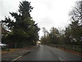 Road narrowing on Bath Road, Poyle