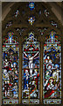 TR0039 : East Window, St Michael's church, Kingsnorth by Julian P Guffogg