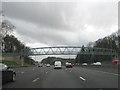 M25 anticlockwise, footbridge