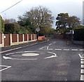 Dunch Lane mini-roundabout in Melksham