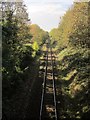 Railway line west of Redland station