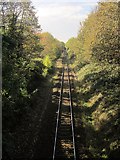 ST5874 : Railway line west of Redland station by Derek Harper