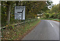 The B9112 near Forteviot Bridge