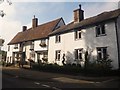 Houses on the A1037 at Walkern