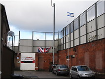 J3573 : Entrance to the Loyalist Cluan Place in Inner East Belfast by Eric Jones
