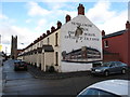 A mural of the former Templemore Avenue Primary School