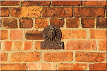SK9772 : Fire Insurance plaque by Richard Croft