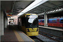 SJ8185 : Manchester Airport:  New Metrolink service by Dr Neil Clifton