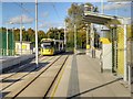 Inbound Tram Leaving Moor Road Metrolink Stop