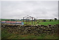 Frame of a barn