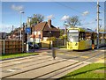 SJ8387 : Metrolink Airport Line, Brownley Road by David Dixon