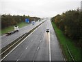 A74(M) eastbound