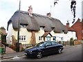 Thatched Cottages in Middlebridge Street, Romsey