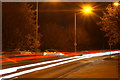 A long exposure of traffic on Chigwell Rise