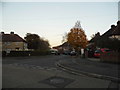 Hayman Crescent at the junction of Raeburn Road