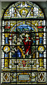 TQ4509 : Stained glass window, St Mary's church, Glynde by Julian P Guffogg