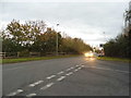 Dawley Road at the junction of Bolingbroke Way