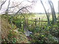 Landford, bridge & kissing gate