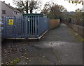 Fenced-off electricity substation near Hendre Road, Pencoed