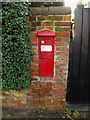 TM1677 : Lower Oakley Victorian Postbox by Geographer