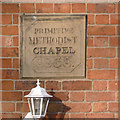 Datestone on the former Primitive Methodist chapel