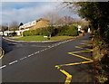 Zigzag yellow line opposite Mountside, Risca