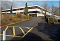 Entrance to Risca Community Comprehensive School