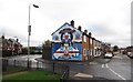 Loyalist paramilitary mural at the junction of Templemore Street and Avoneil Road