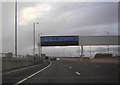 M74 westbound near Rutherglen Station