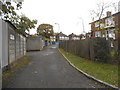 Garages on Mead Court, Kingsbury