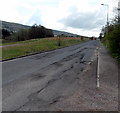 SS9790 : Uneven road surface on the B4564 in Gilfach Goch by Jaggery