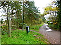 Looking along Birch Lane from the west