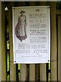 SJ7387 : WAAC Recruitment Poster at Dunham Massey by David Dixon