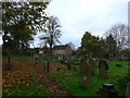 St Nicholas, Great Bookham: churchyard (r)