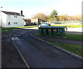 Quintet of wheelie bins, Heol-y-cyw