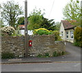 Old Passage postbox in a wall, Aust