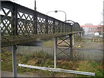 TL2412 : Welwyn Garden City: Railway footbridge (1) by Nigel Cox