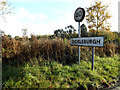 TM1783 : Dickleburgh Village Name sign by Geographer