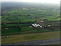 Woodend farm from the air